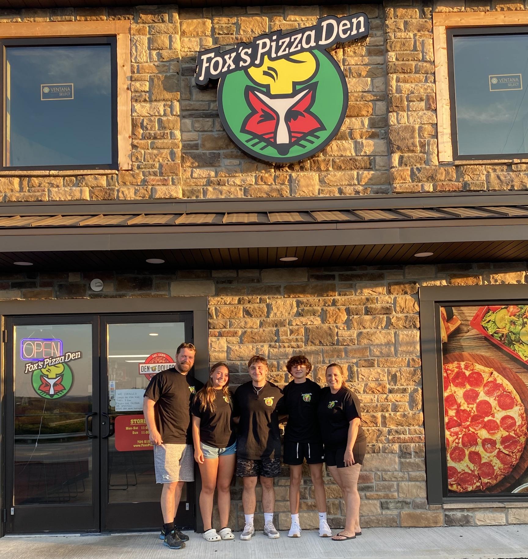 The McBriar Family (Chris, Morgan, Connor, Luke and Dana) owners of Fox’s Pizza, donated funds for the classroom makeover