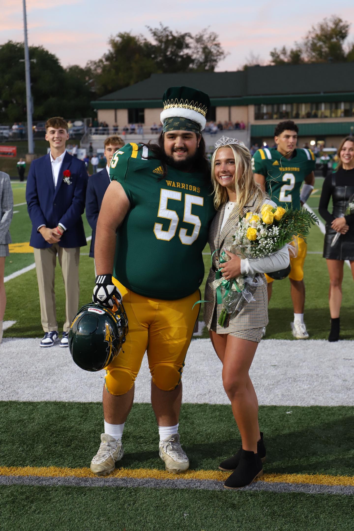 Waylon Fetty and DeLaney Miklos were crowned 2023 Homecoming King and Queen (CREDIT:  JN PHOTO)