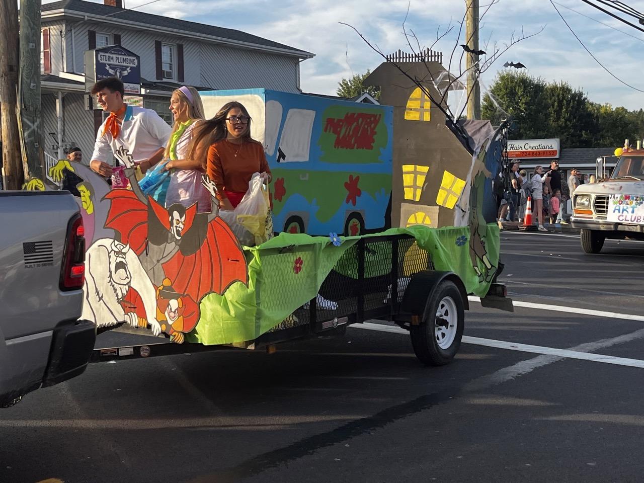 The Junior Class won ‘Best in Show’ for their “Scooby Doo” float